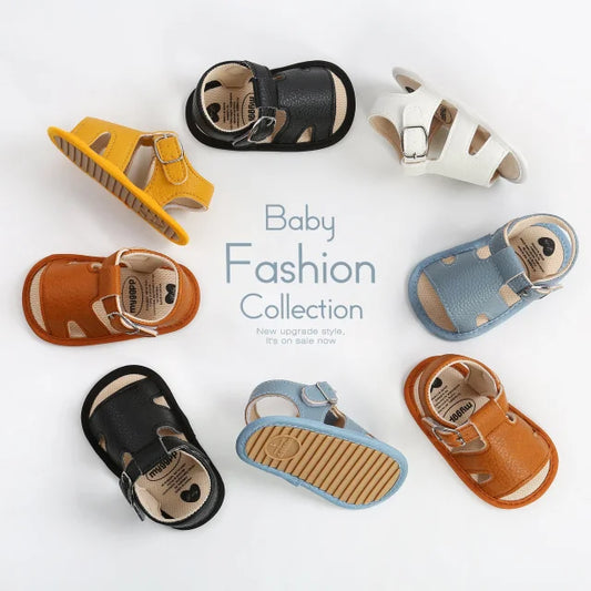 sandales premier pas bébé semelle antidérapante pour bébés garçons et bébé filles
