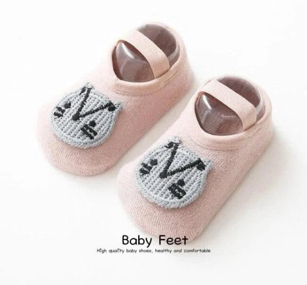 chaussettes antidérapantes bébé premiers pas