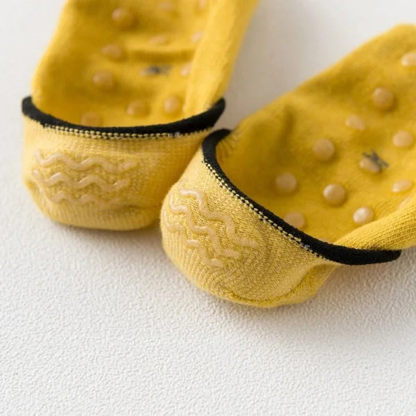 Socquettes Bébés en coton et Antidérapantes