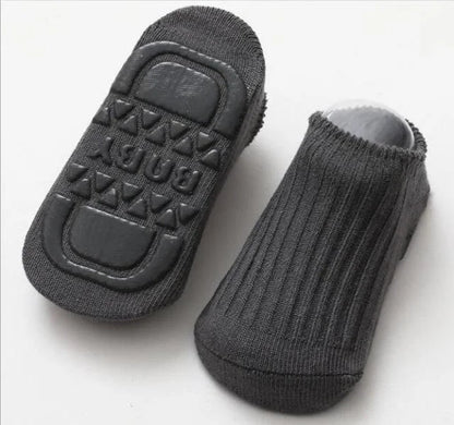 Chaussettes bébé Antidérapantes noir en coton