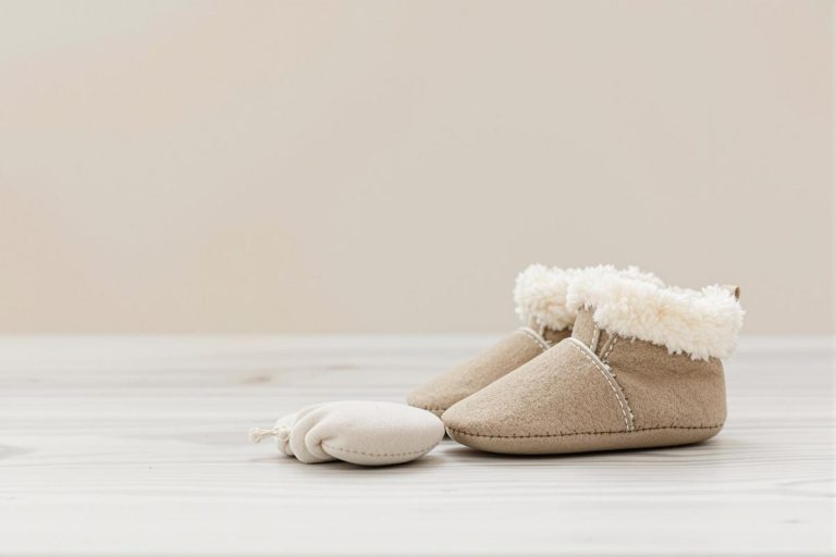 Chaussures bébé confortables en daim fourrées.jpg